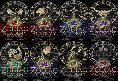 how many zodiac academy books are there