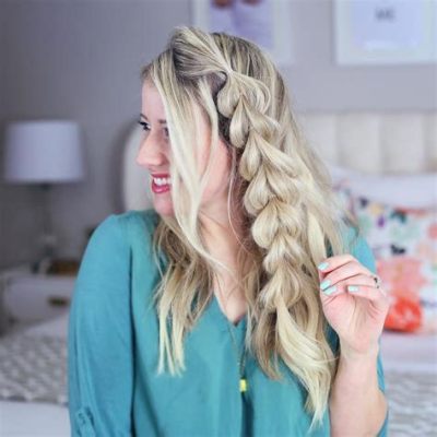 how to do a pull through braid and why you should consider adding a pop of color to your hair