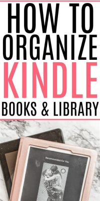 how to organize kindle books: the art of arranging your digital library