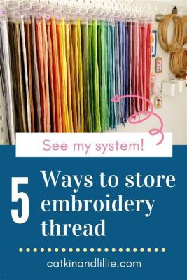 How to Store Embroidery Floss: A Detailed Guide with Q&A