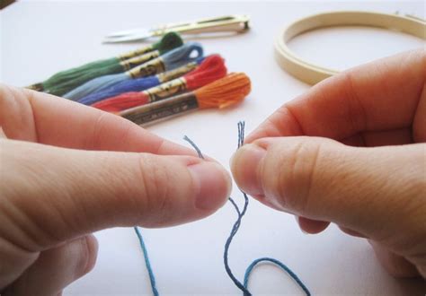 how to thread a needle for embroidery and why it's important to keep your hands clean when sewing